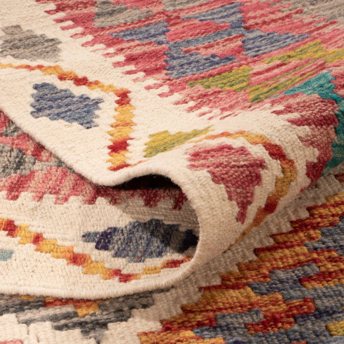 Kelim Teppich - Splash - 290 x 200 cm - mehrfarbig