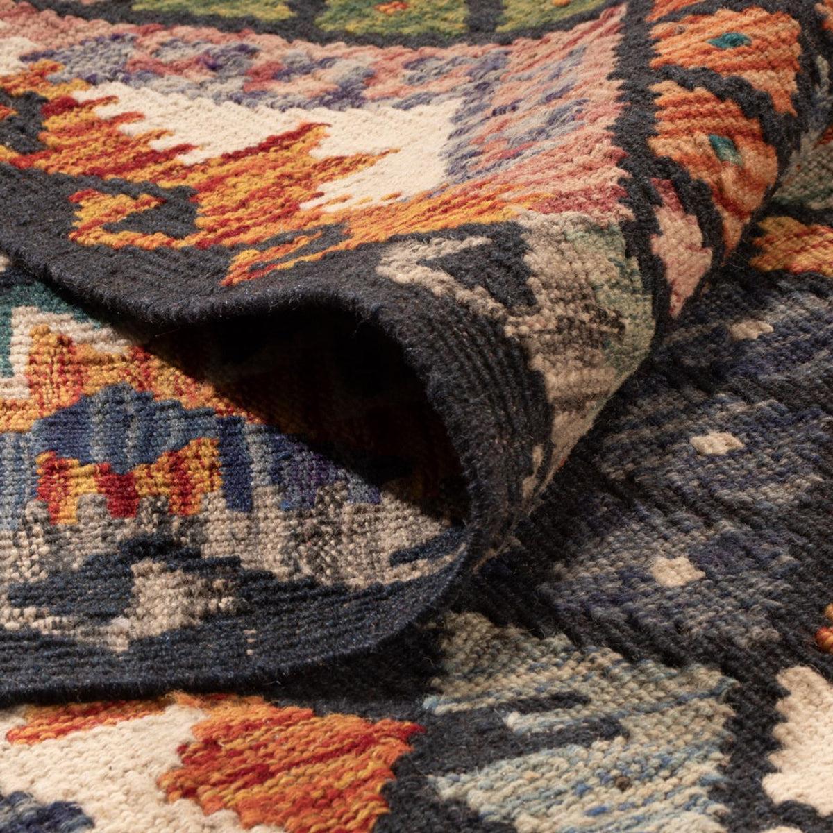 Kelim Teppich - Splash - 290 x 206 cm - mehrfarbig