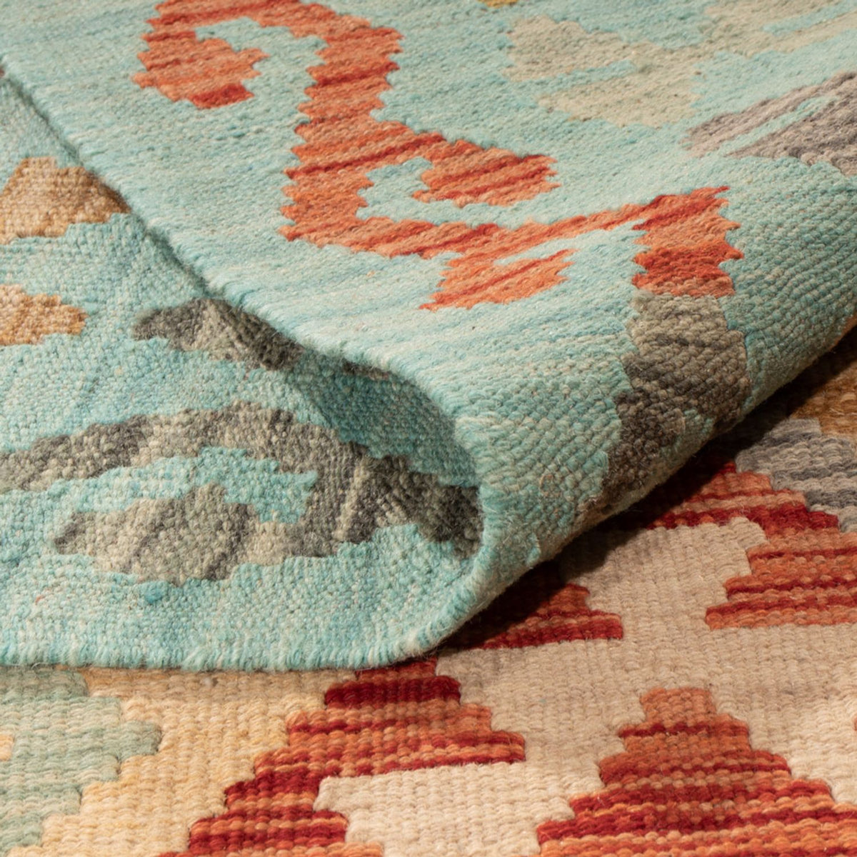 Kelim Teppich - Splash - 305 x 195 cm - mehrfarbig