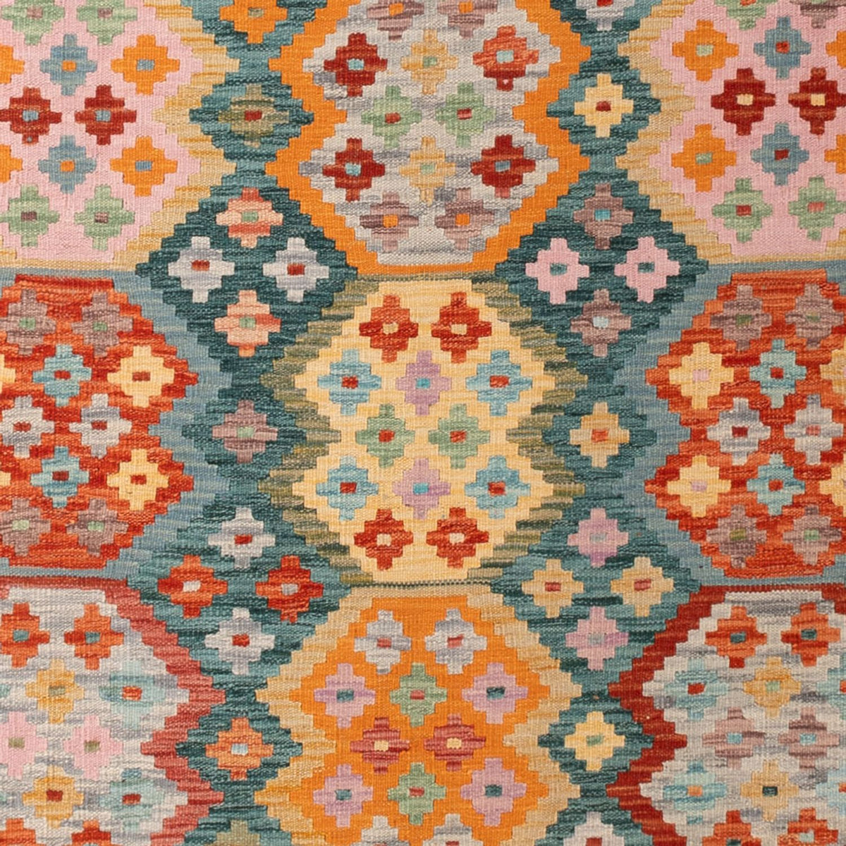 Kelim Teppich - Splash - 294 x 206 cm - mehrfarbig