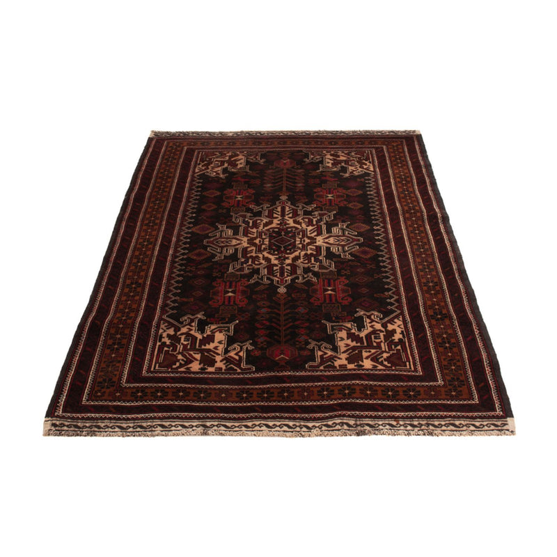Belutsch Teppich - 188 x 112 cm - dunkelrot