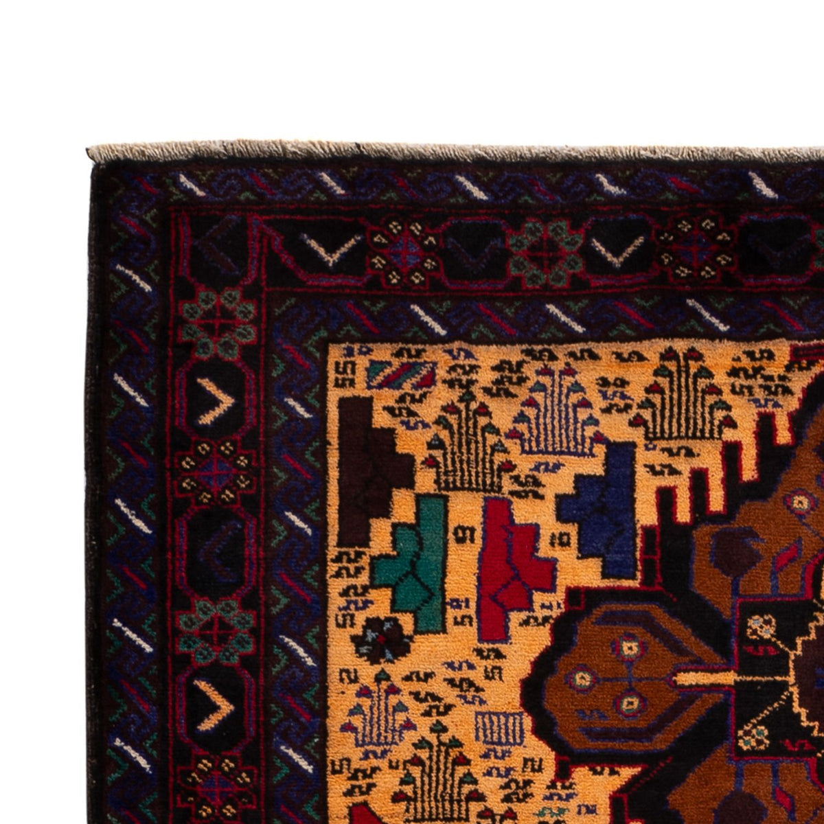 Belutsch Teppich - 197 x 116 cm - beige