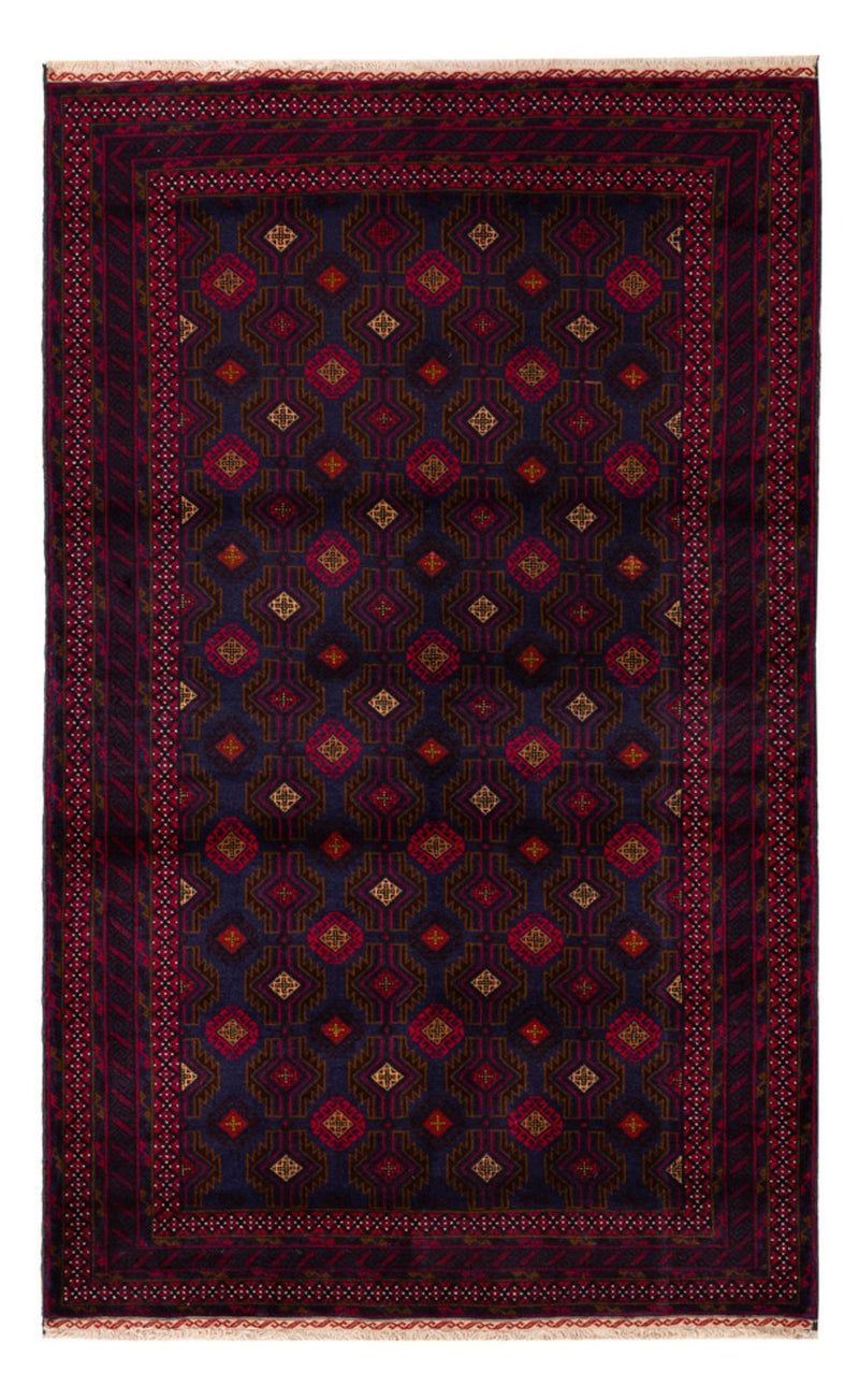 Belutsch Teppich - 194 x 122 cm - dunkelrot