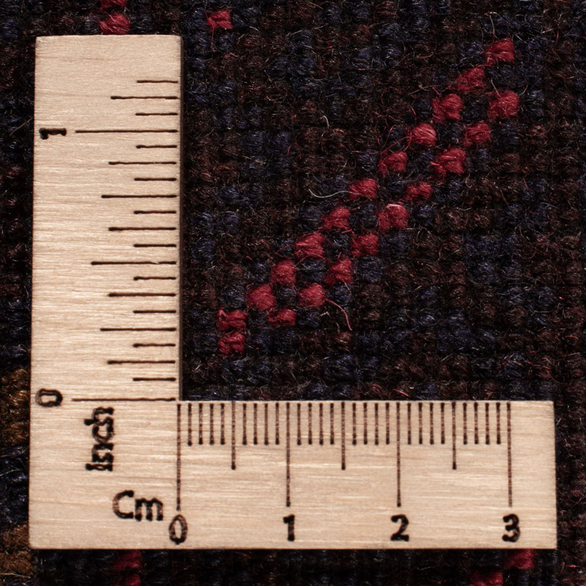 Belutsch Teppich - 194 x 122 cm - dunkelrot