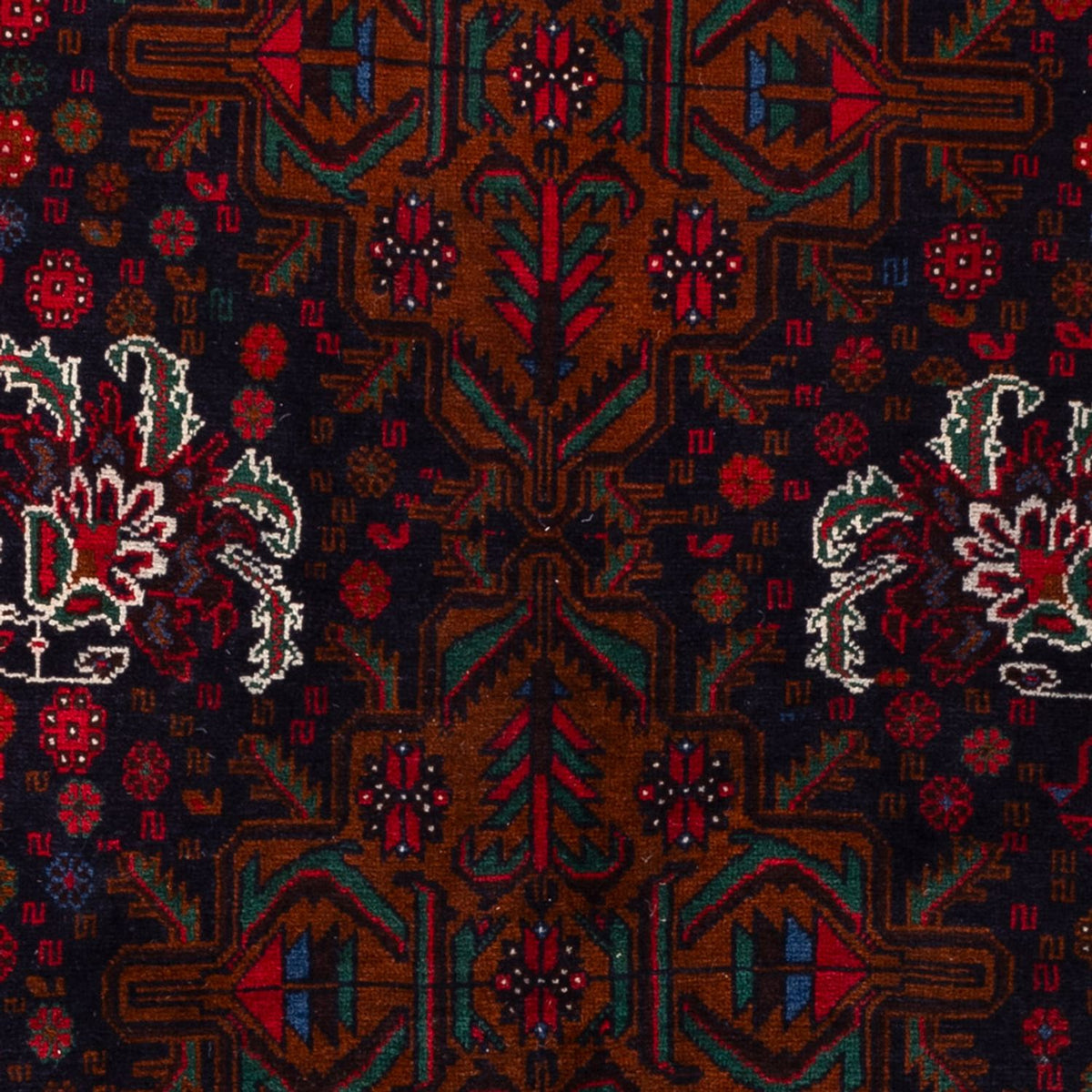 Belutsch Teppich - 202 x 119 cm - dunkelrot