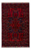 Belutsch Teppich - 184 x 116 cm - dunkelrot