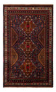 Belutsch Teppich - 200 x 117 cm - dunkelrot