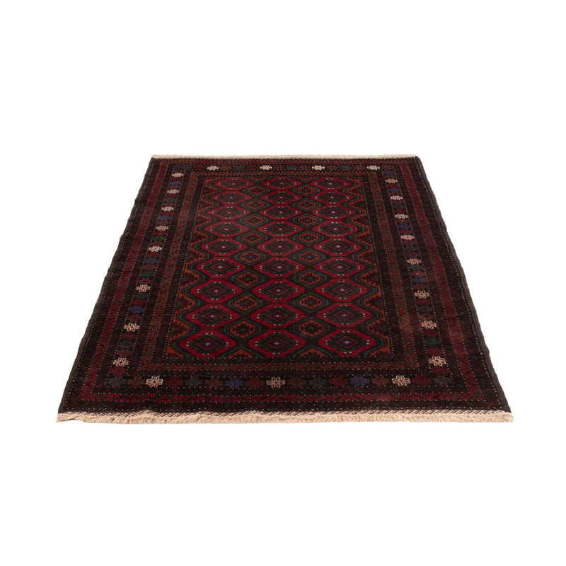 Belutsch Teppich - 203 x 120 cm - dunkelrot
