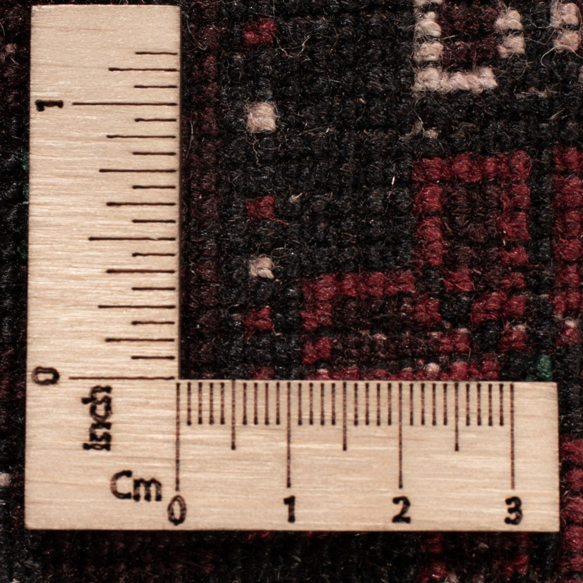 Belutsch Teppich - 203 x 120 cm - dunkelrot