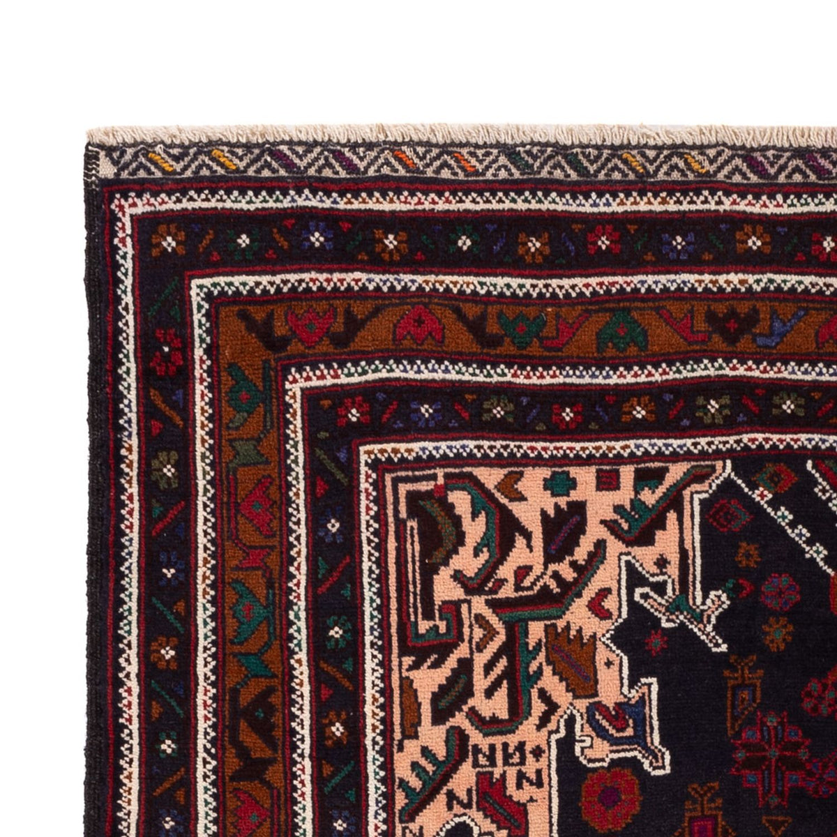 Belutsch Teppich - 193 x 118 cm - mehrfarbig