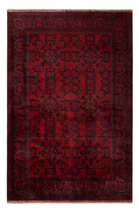 Afghan Teppich - Kunduz - 203 x 129 cm - rot