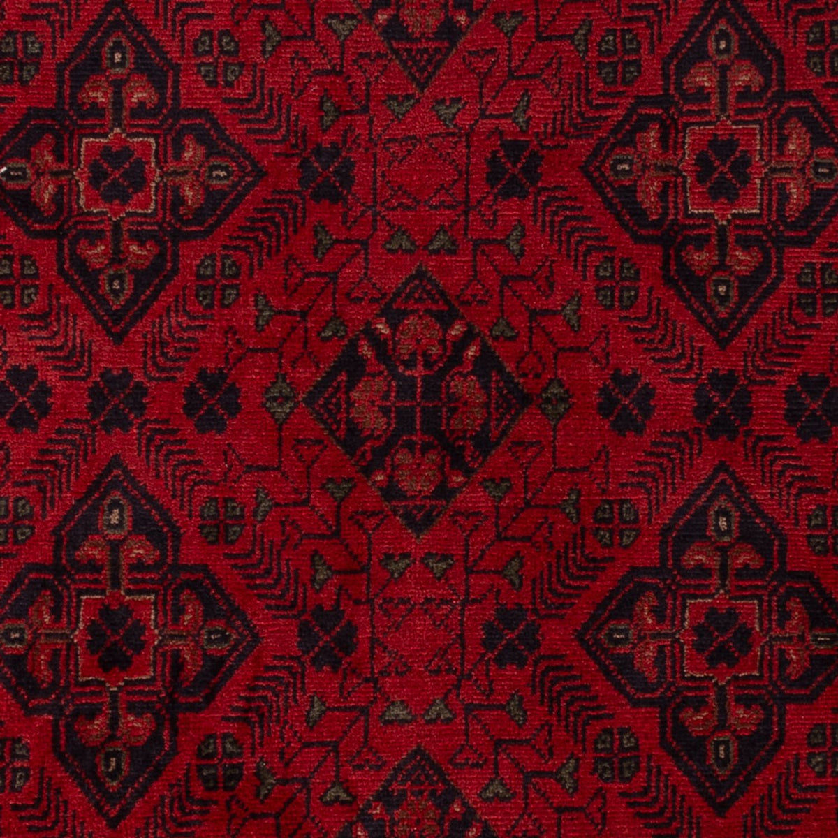 Afghan Teppich - Kunduz - 196 x 124 cm - rot