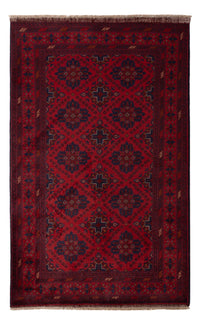 Afghan Teppich - Kunduz - 200 x 122 cm - rot