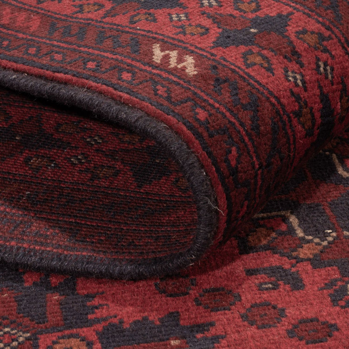 Afghan Teppich - Kunduz - 200 x 122 cm - rot