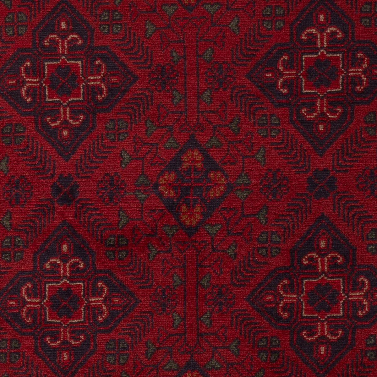 Afghan Teppich - Kunduz - 194 x 121 cm - rot
