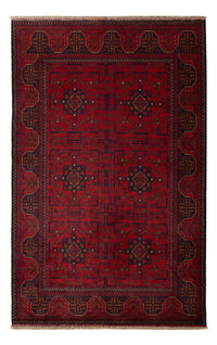 Afghan Teppich - Kunduz - 201 x 126 cm - rot