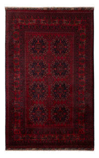 Afghan Teppich - Kunduz - 202 x 127 cm - rot