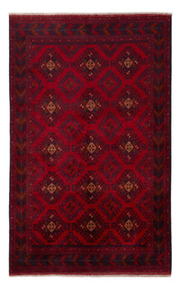 Afghan Teppich - Kunduz - 207 x 125 cm - rot