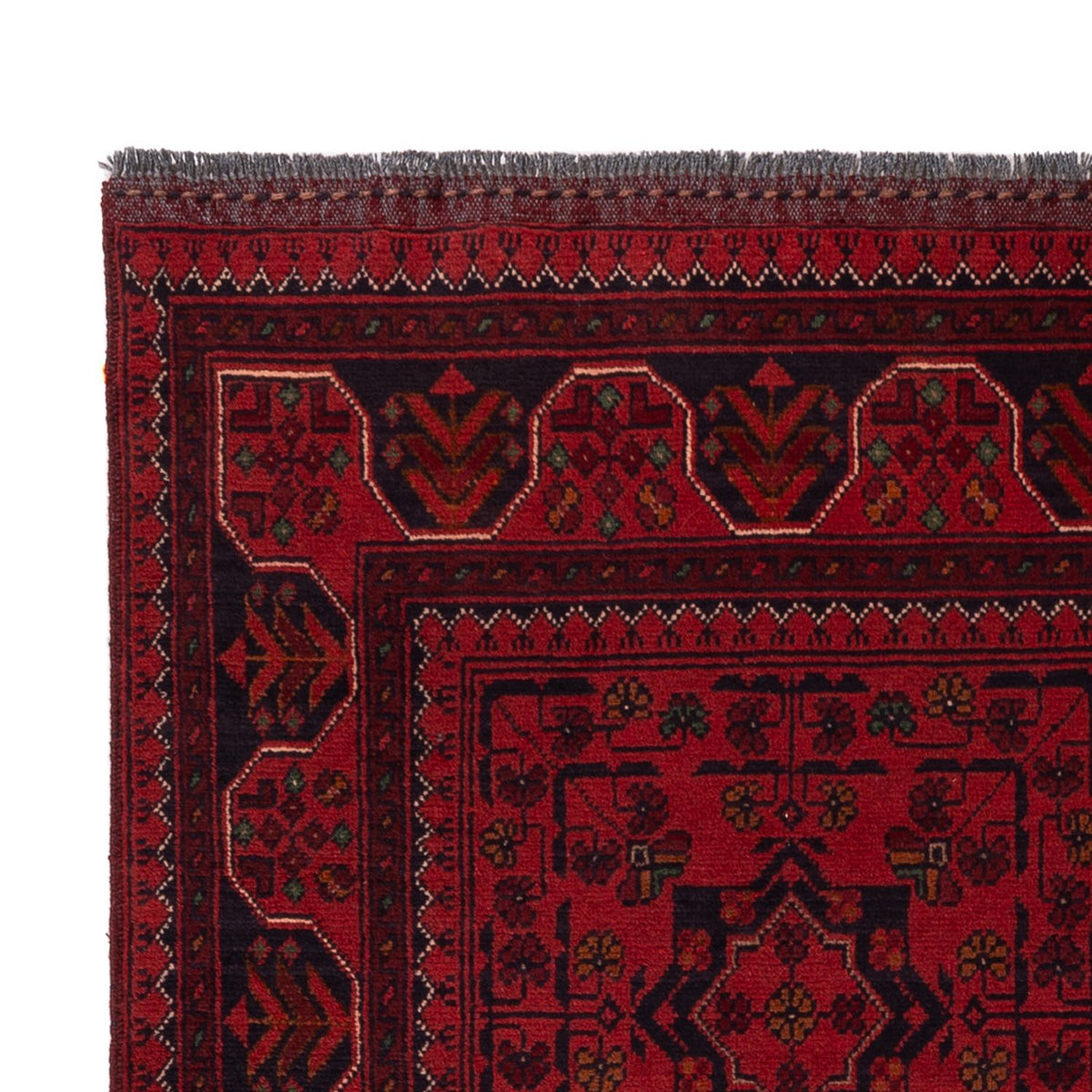 Afghan Teppich - Kunduz - 196 x 120 cm - rot
