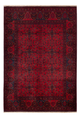 Afghan Teppich - Kunduz - 194 x 125 cm - rot