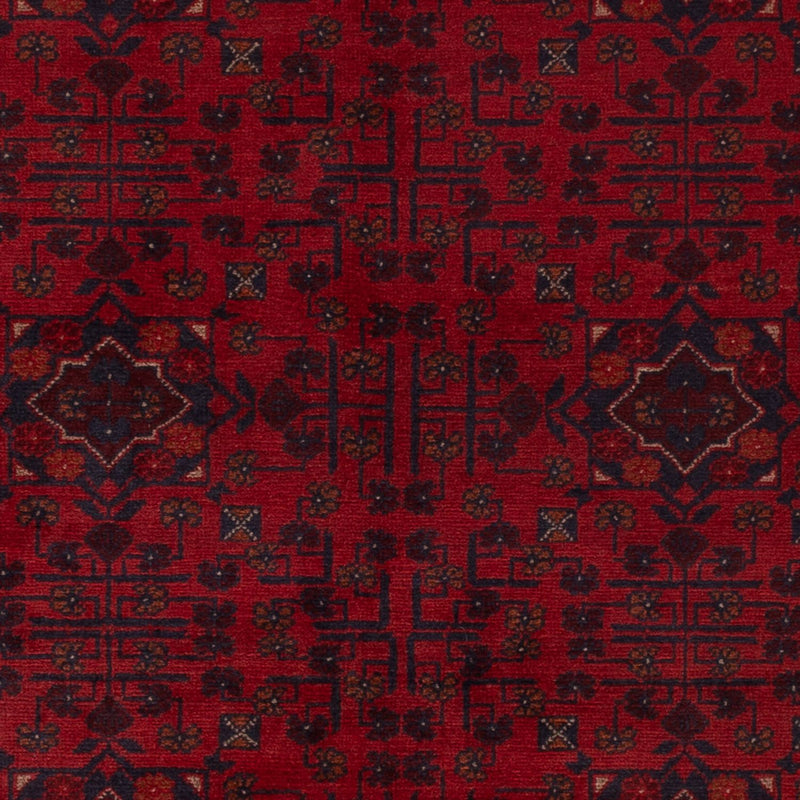 Afghan Teppich - Kunduz - 194 x 125 cm - rot