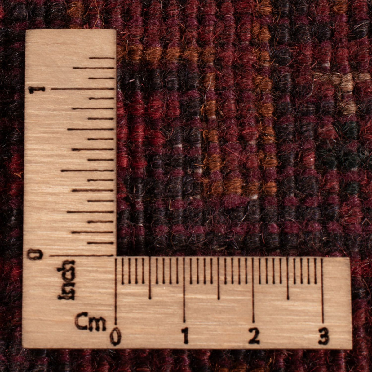 Afghan Teppich - Kunduz - 197 x 127 cm - dunkelrot