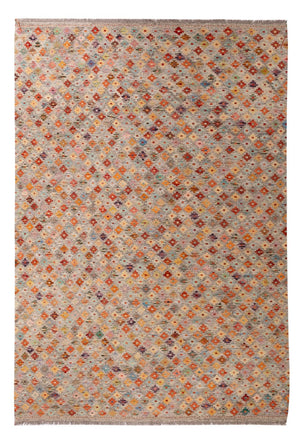 Kelim Teppich - Splash - 307 x 208 cm - mehrfarbig