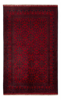 Afghan Teppich - Kunduz - 195 x 123 cm - dunkelrot