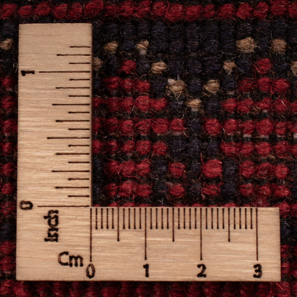 Afghan Teppich - Kunduz - 193 x 124 cm - dunkelrot