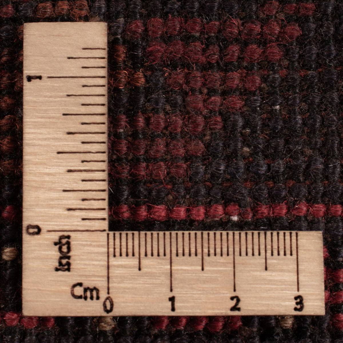 Afghan Teppich - Kunduz - 195 x 125 cm - dunkelrot