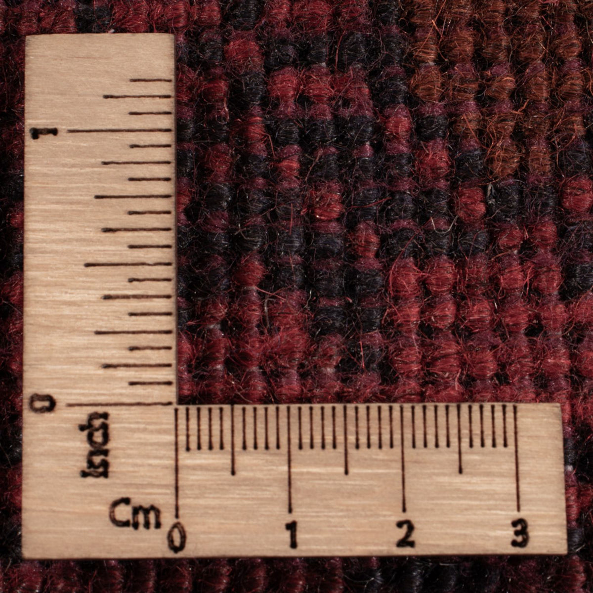 Afghan Teppich - Kunduz - 198 x 124 cm - dunkelrot