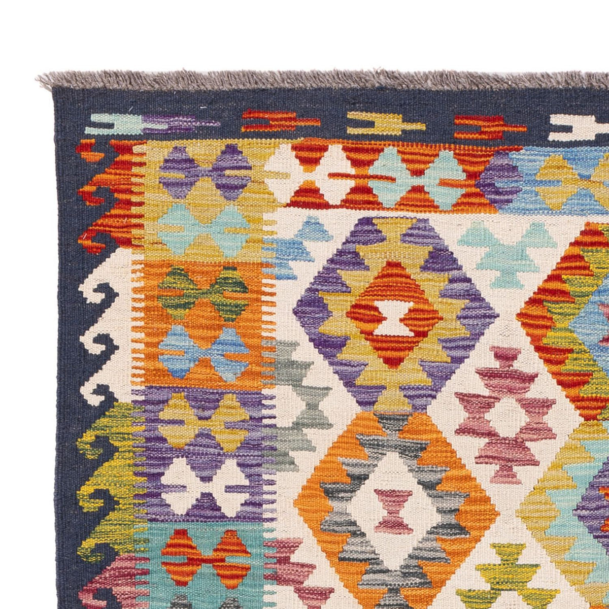 Kelim Teppich - Splash - 174 x 127 cm - mehrfarbig