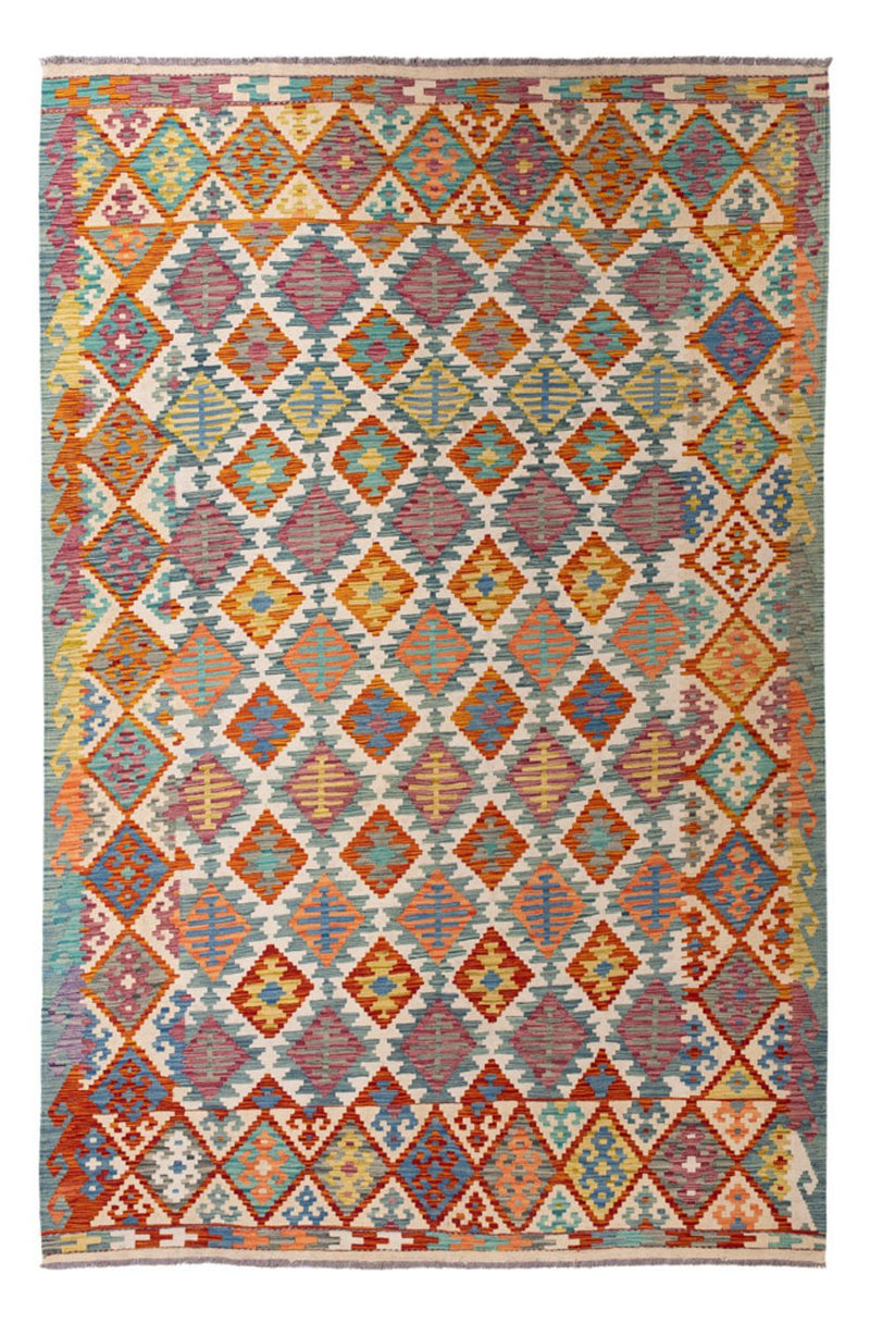Kelim Teppich - Splash - 298 x 198 cm - mehrfarbig