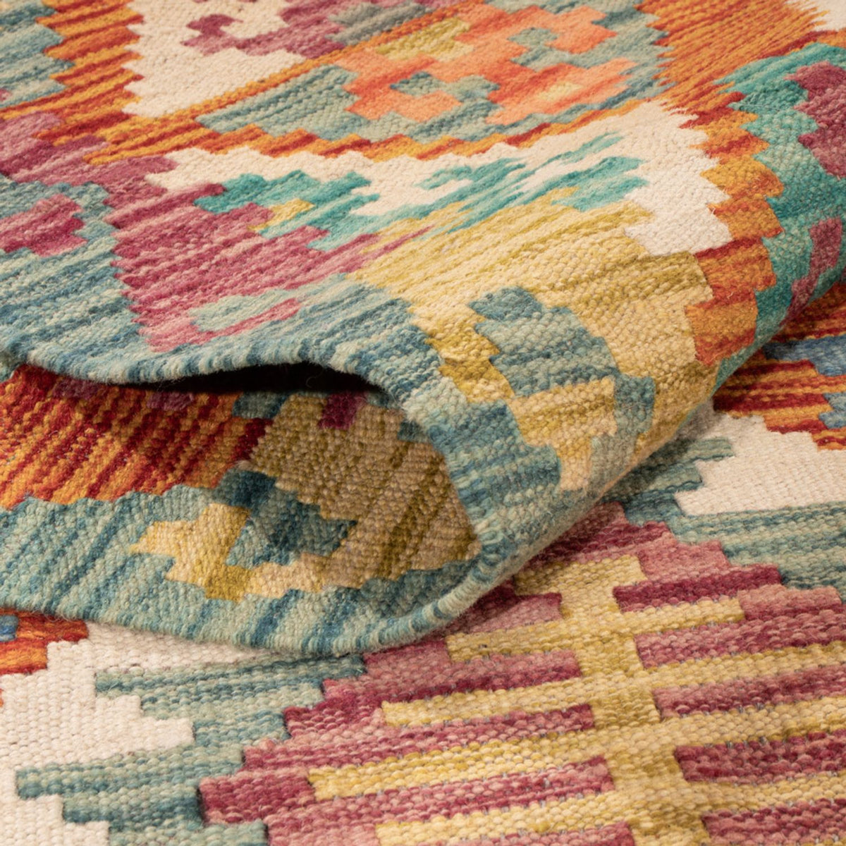 Kelim Teppich - Splash - 298 x 198 cm - mehrfarbig