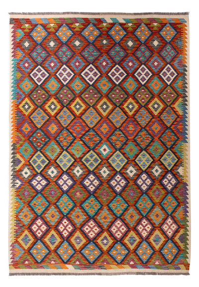 Kelim Maimene Teppich 210x293cm - mehrfarbig