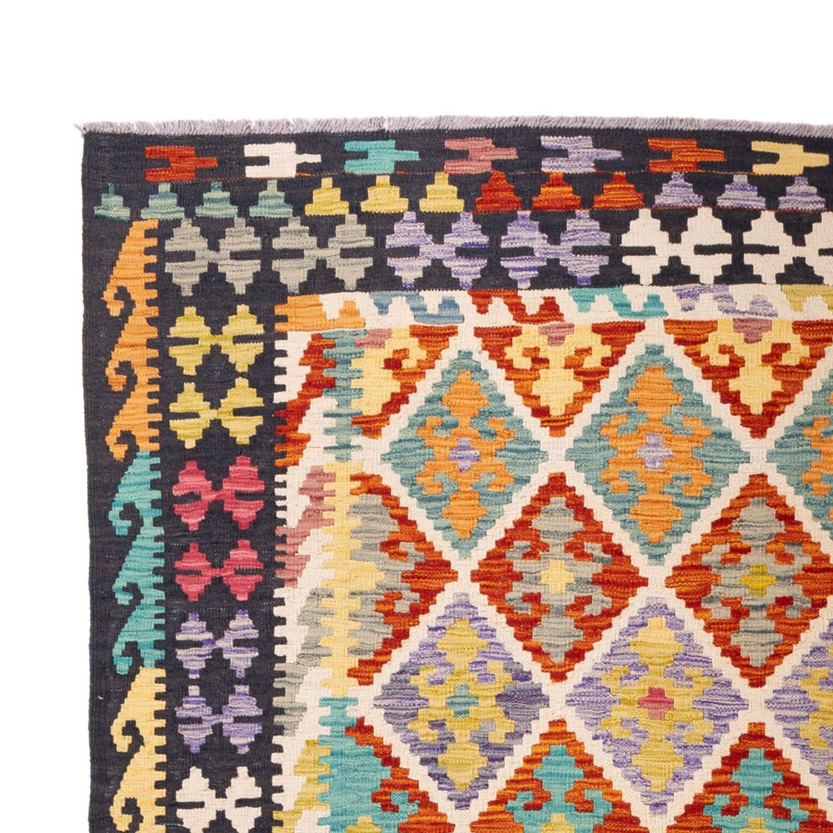 Kelim Teppich - Splash - 295 x 204 cm - mehrfarbig