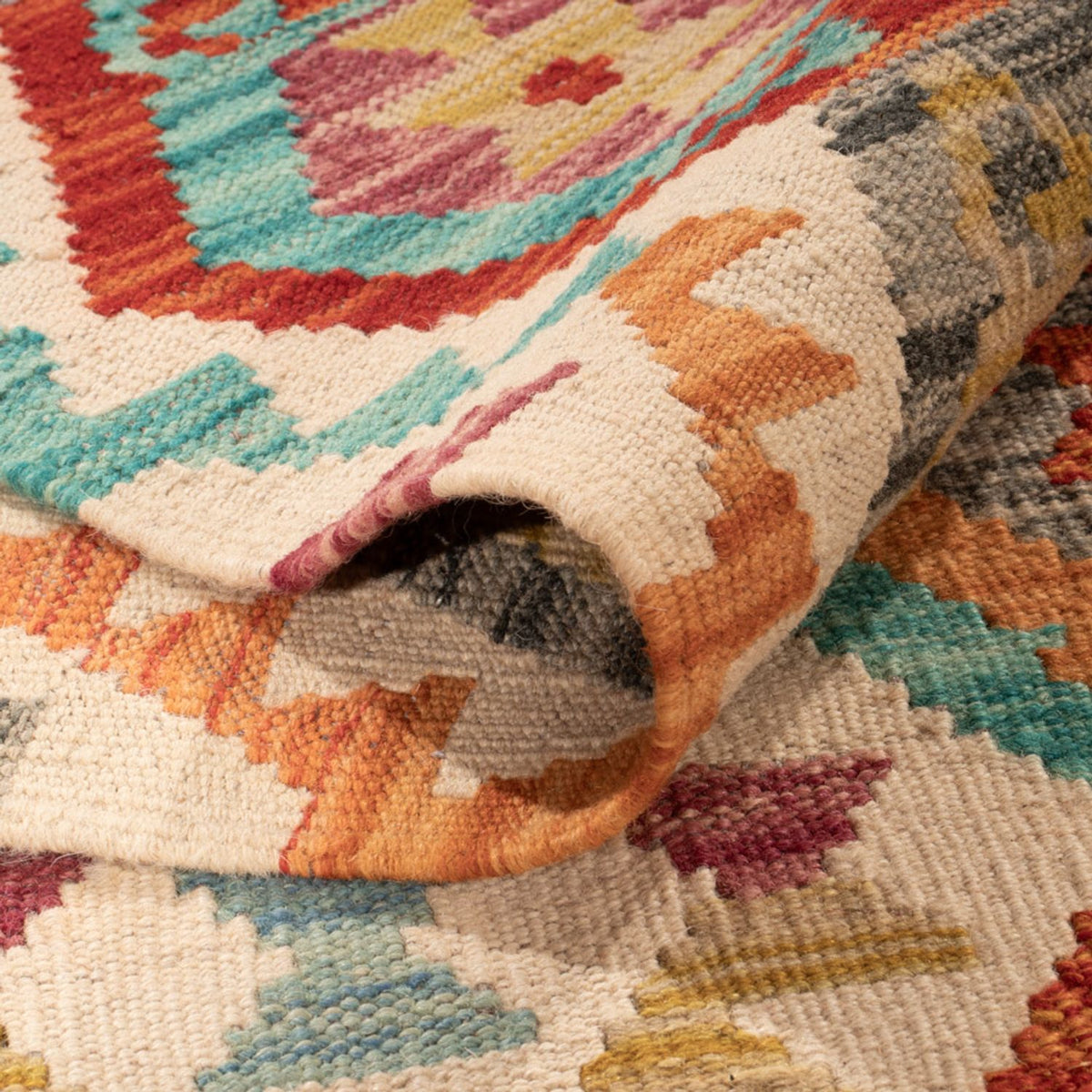 Kelim Teppich - Splash - 294 x 210 cm - mehrfarbig