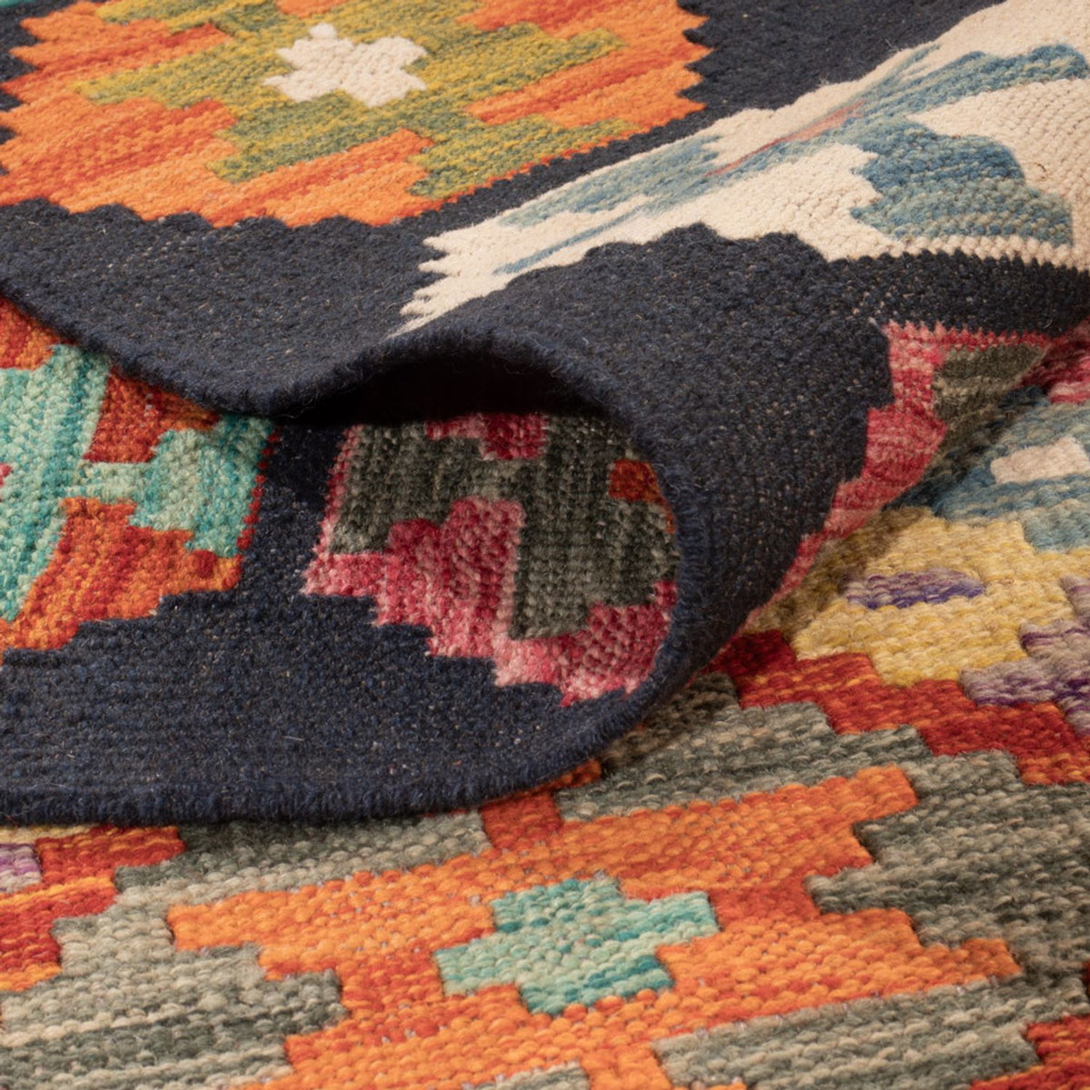 Kelim Teppich - Splash - 293 x 210 cm - mehrfarbig