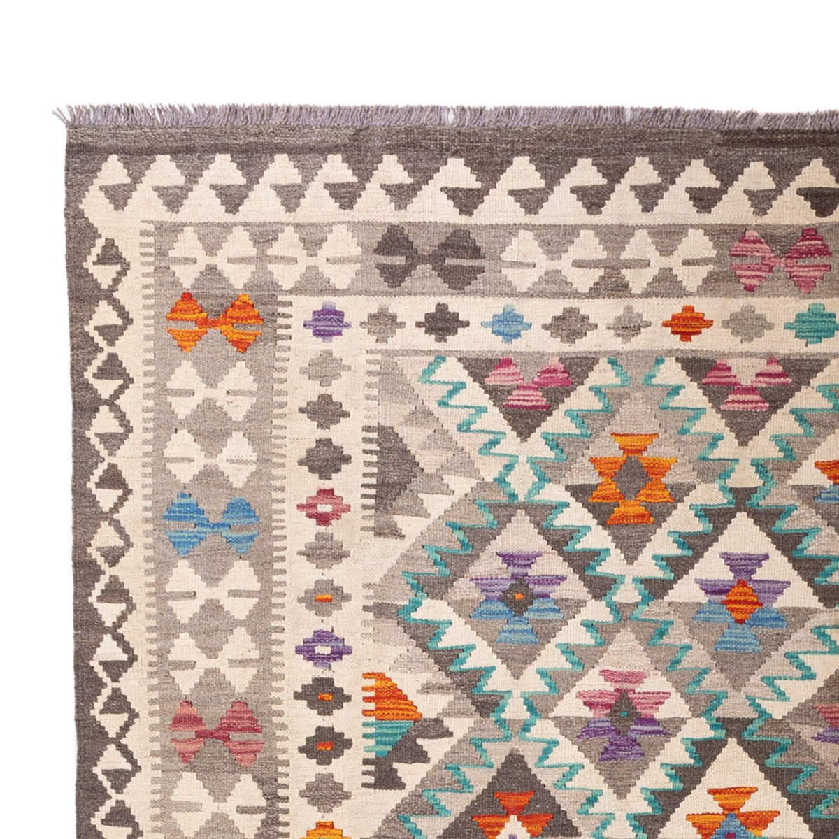 Kelim Teppich - Splash - 300 x 197 cm - mehrfarbig