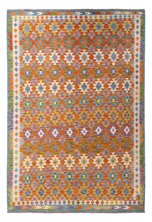 Kelim Teppich - Splash - 298 x 206 cm - mehrfarbig