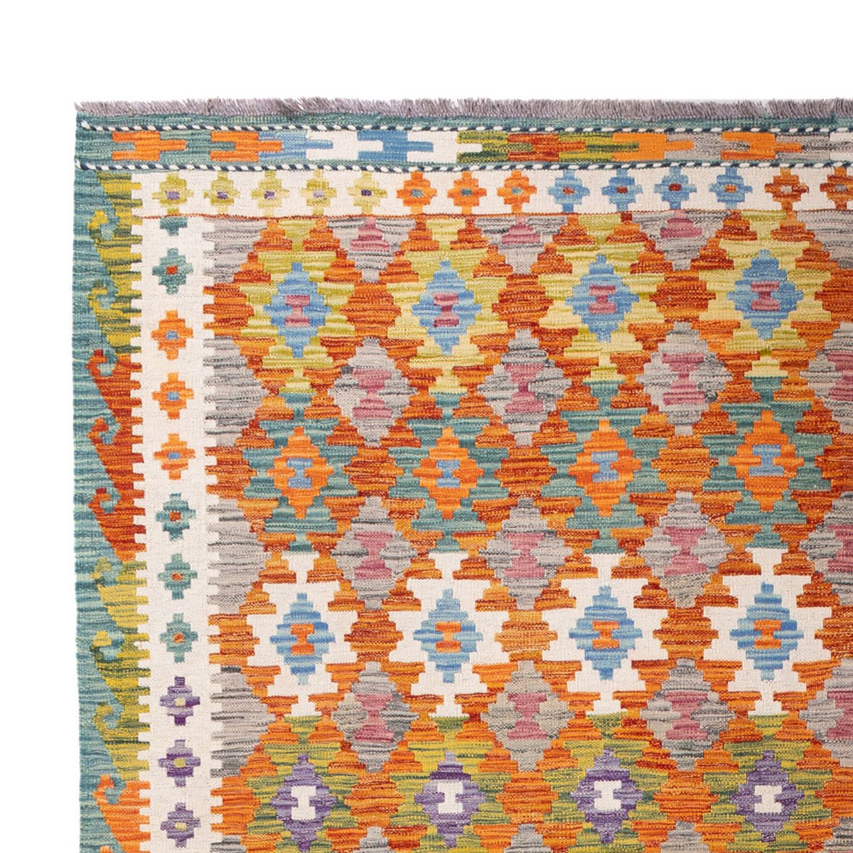 Kelim Teppich - Splash - 298 x 206 cm - mehrfarbig