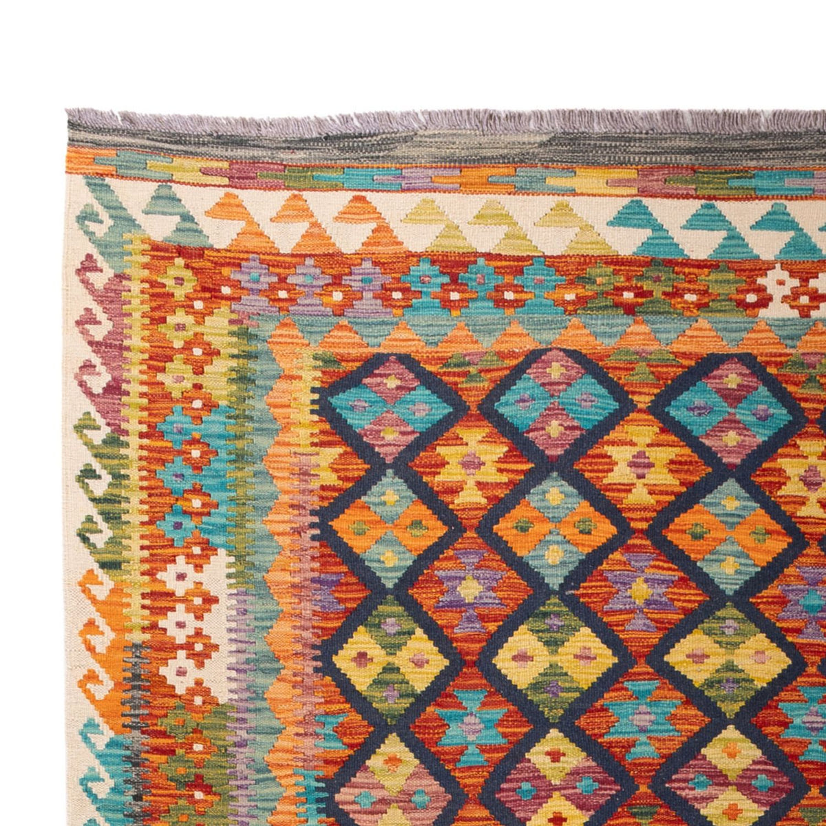Kelim Teppich - Splash - 295 x 207 cm - mehrfarbig