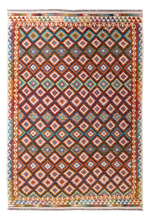 Kelim Teppich - Splash - 282 x 201 cm - mehrfarbig