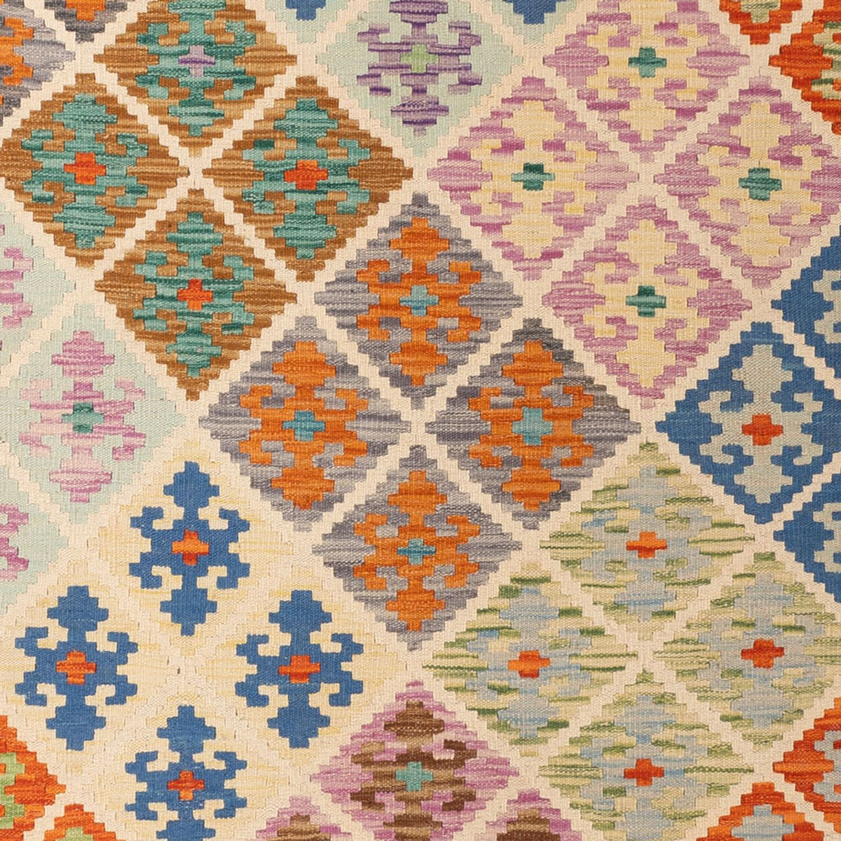 Kelim Teppich - Splash - 303 x 210 cm - mehrfarbig