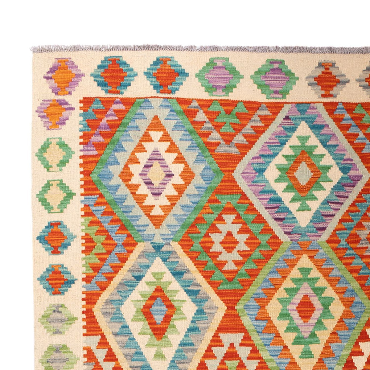 Kelim Teppich - Splash - 295 x 207 cm - mehrfarbig