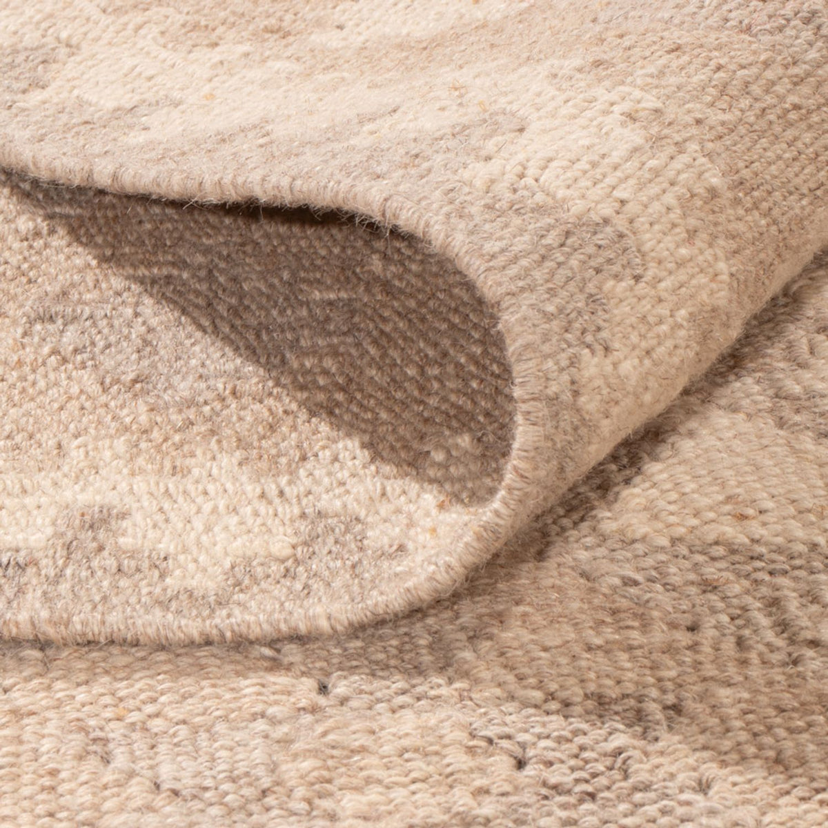 Kelim Teppich - Splash - 301 x 210 cm - hellgrau