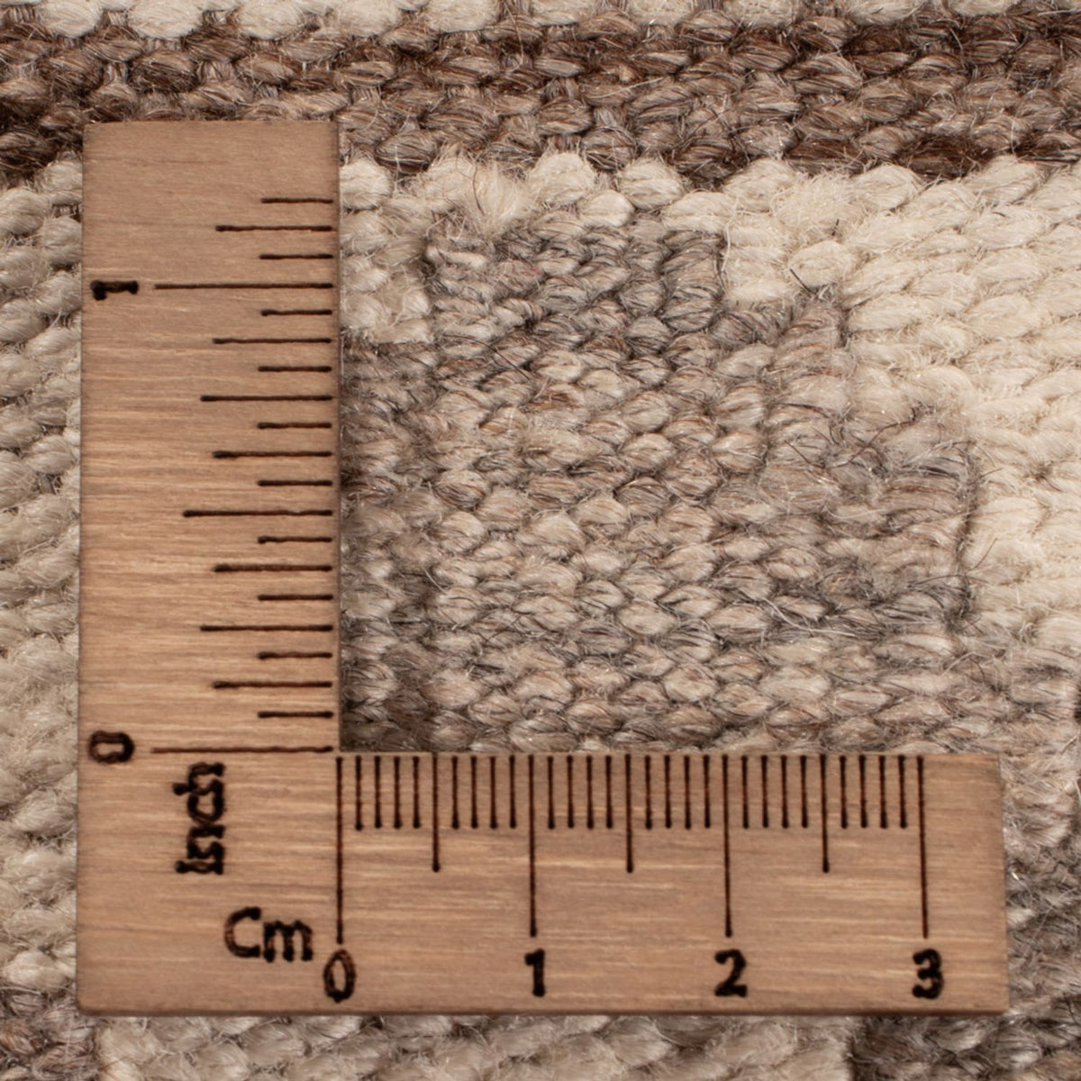 Kelim Teppich - Splash - 289 x 201 cm - hellgrau