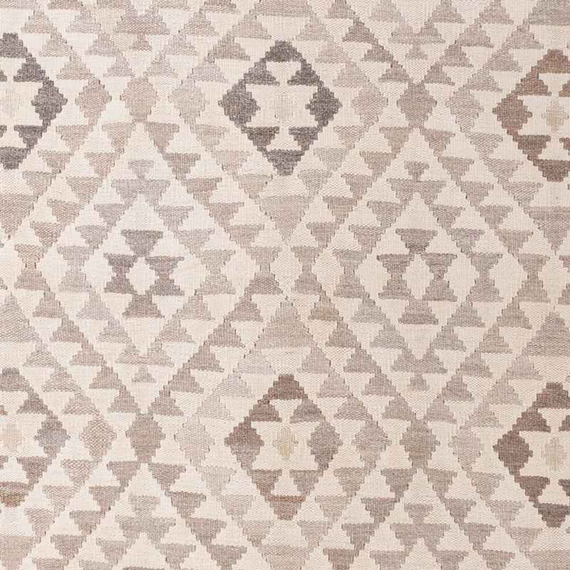 Kelim Teppich - Splash - 286 x 202 cm - hellgrau