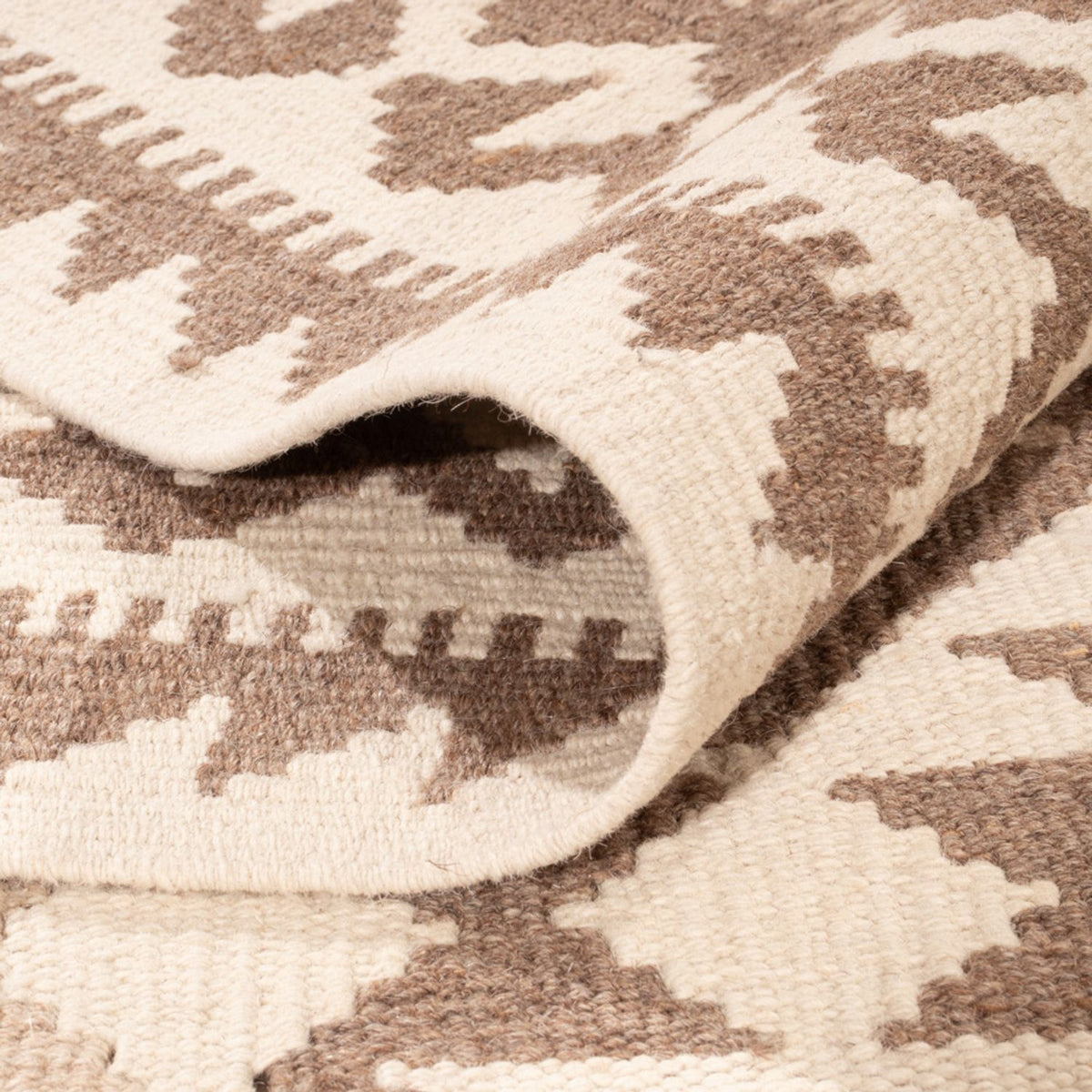 Kelim Teppich - Splash - 299 x 207 cm - hellgrau