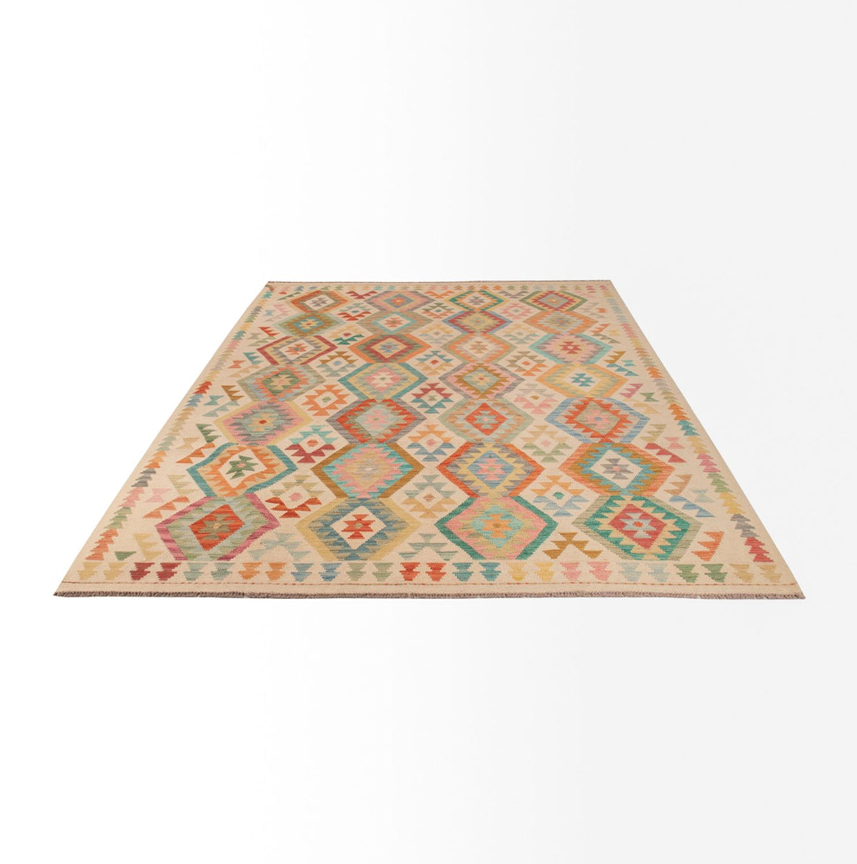 Kelim Teppich - Splash - 298 x 205 cm - mehrfarbig